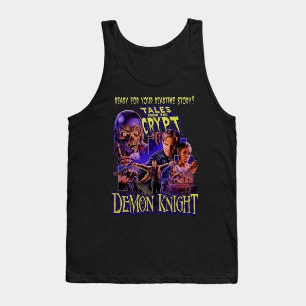 Demon Knight,Classic Horror (Version 2) Tank Top by The Dark Vestiary